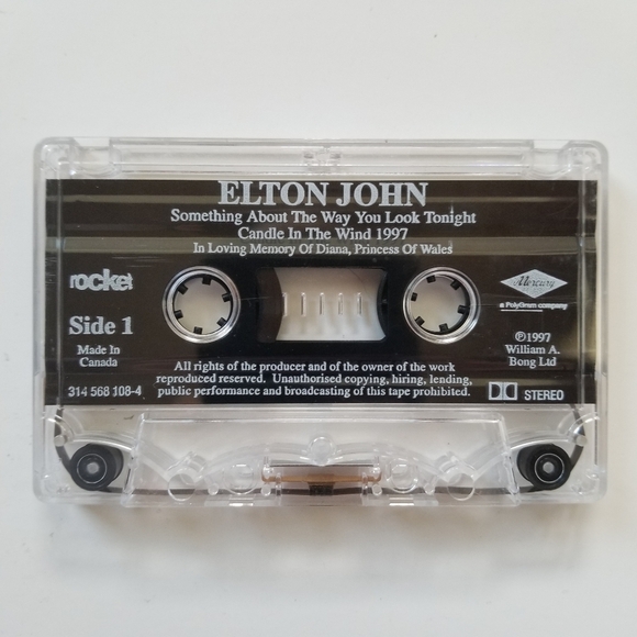 Elton John In Loving Memory Of Diana Princess Of Wales Cassette Tape 🎵3/$15 - Picture 5 of 6